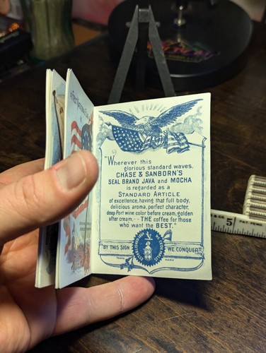 Chase & Sanborn Coffee The History of Our American Flag Book (1898 REPRODUCTION) - Picture 4 of 5