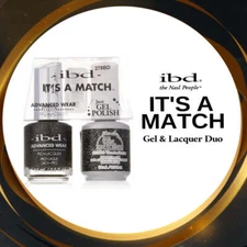IBD IT'S A MATCH Gel Polish & Advance Nail Lacquer DUO *Pick Any*