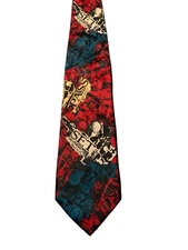 Vintage 80’s Graphics Volleyball Scripture Quote Tie by Appointed Apparel