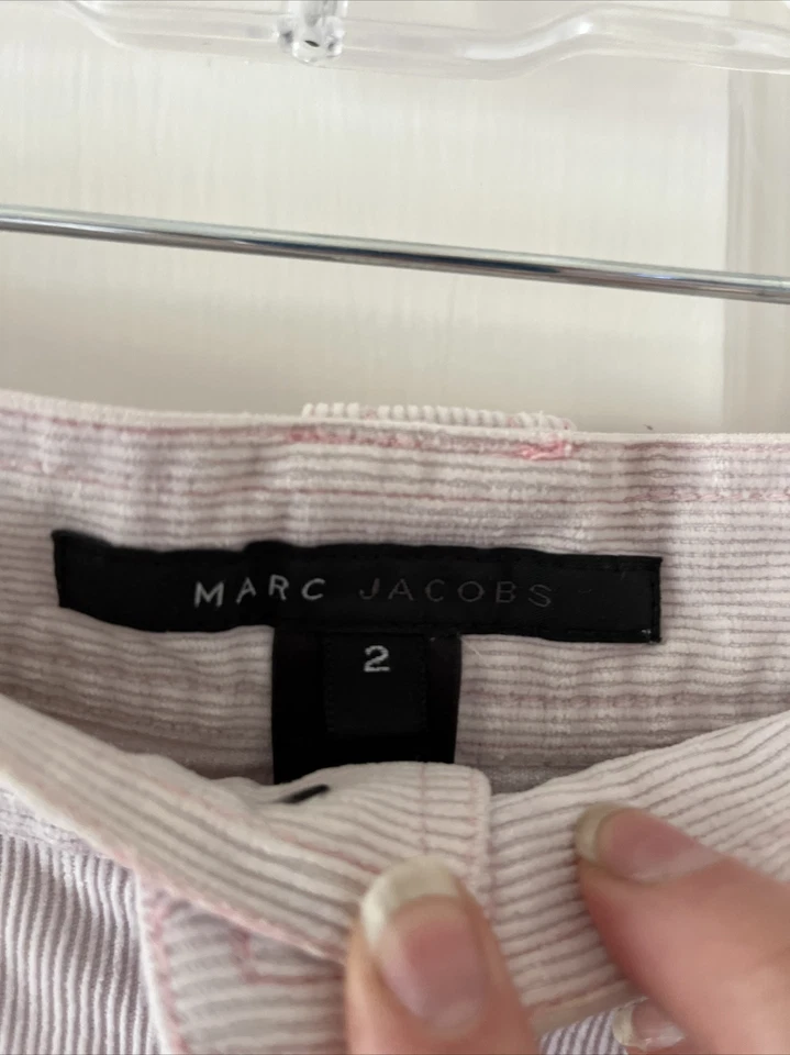 Minifalda Marc Jacobs Rosa Pana Bolsillo Talla 2 Foto 3 de 4