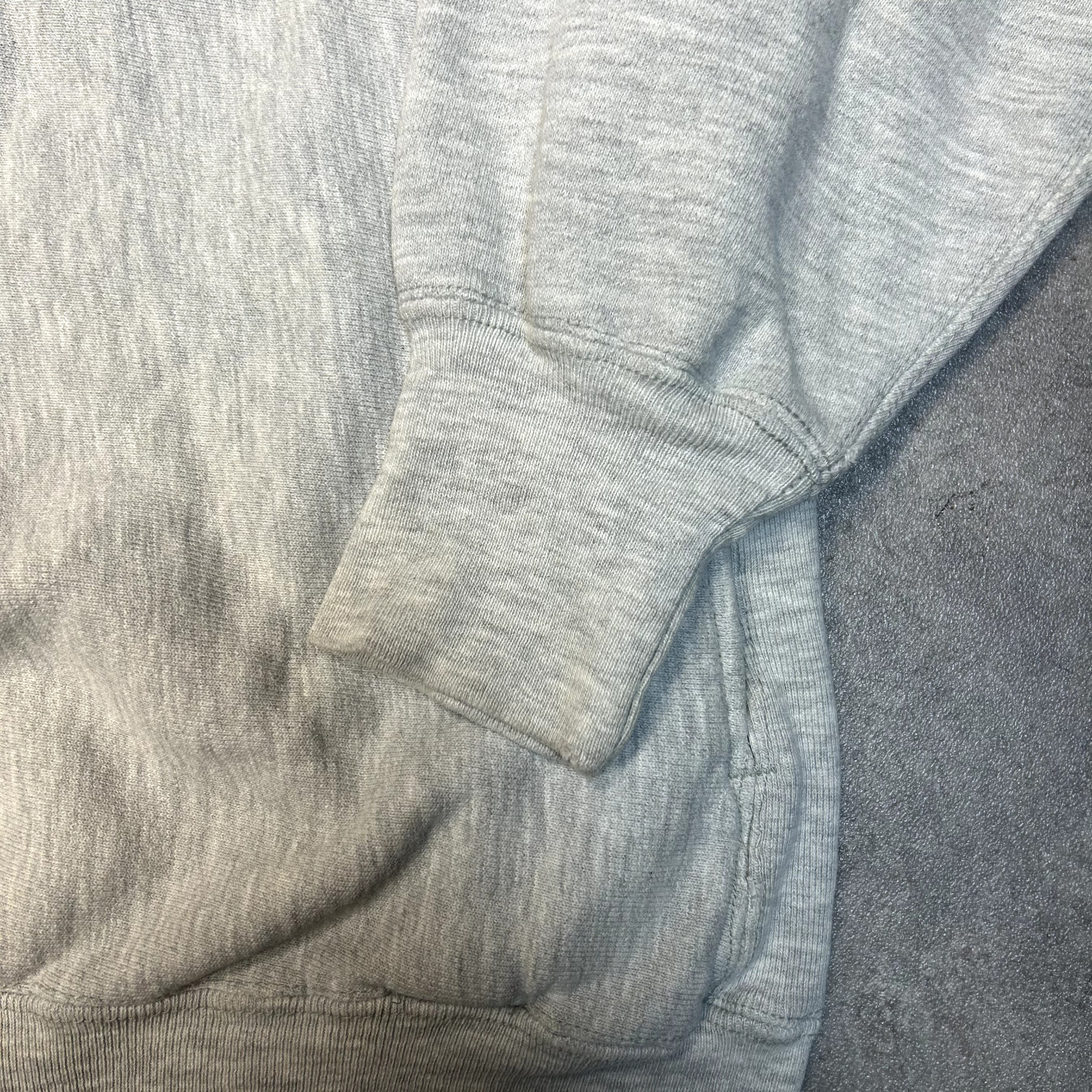 Champion Sweatshirt Mens Large Y2K Blank Reverse Weave Pullover Jumper, Grey image 6