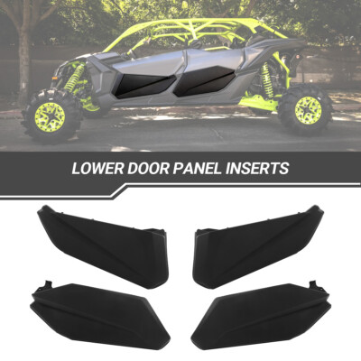 Lower Door Panels Inserts For Can Am Maverick X3 Max / R Turbo 2017-2024 4 Doors