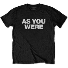 Oasis-Liam Gallagher-As You Were- Black t-shirt