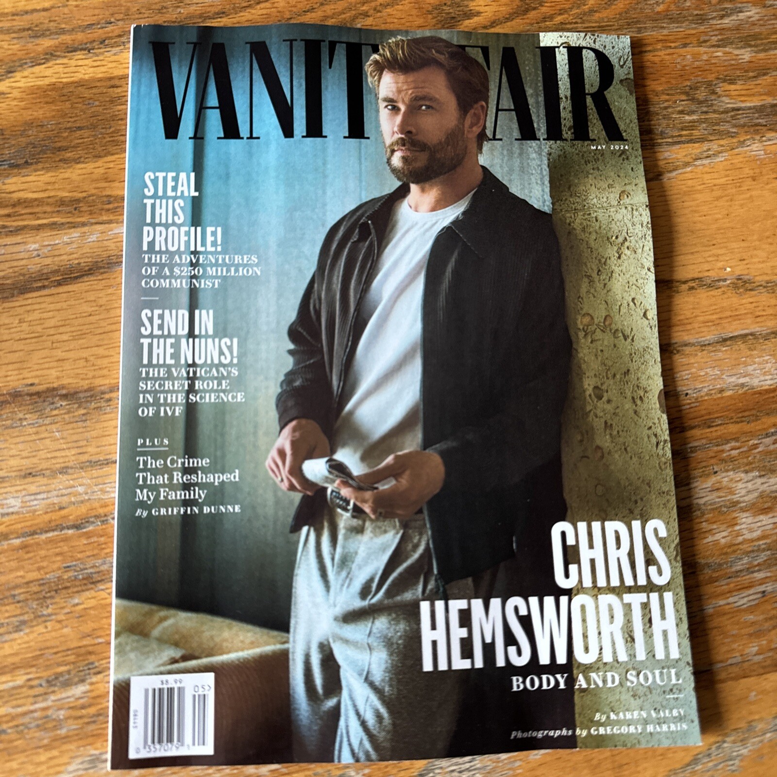 Vanity Fair Magazine May 2024 Chris Hemsworth