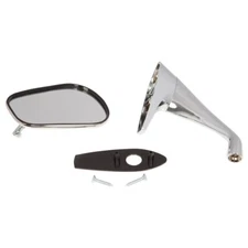 Door Mirror Right Hand, Door Mounted Rear View Mirror, Right Hand. Oval Head Wit