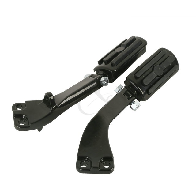 Passenger Foot Pegs Footpeg Support Mounting Fit For Harley Dyna Low