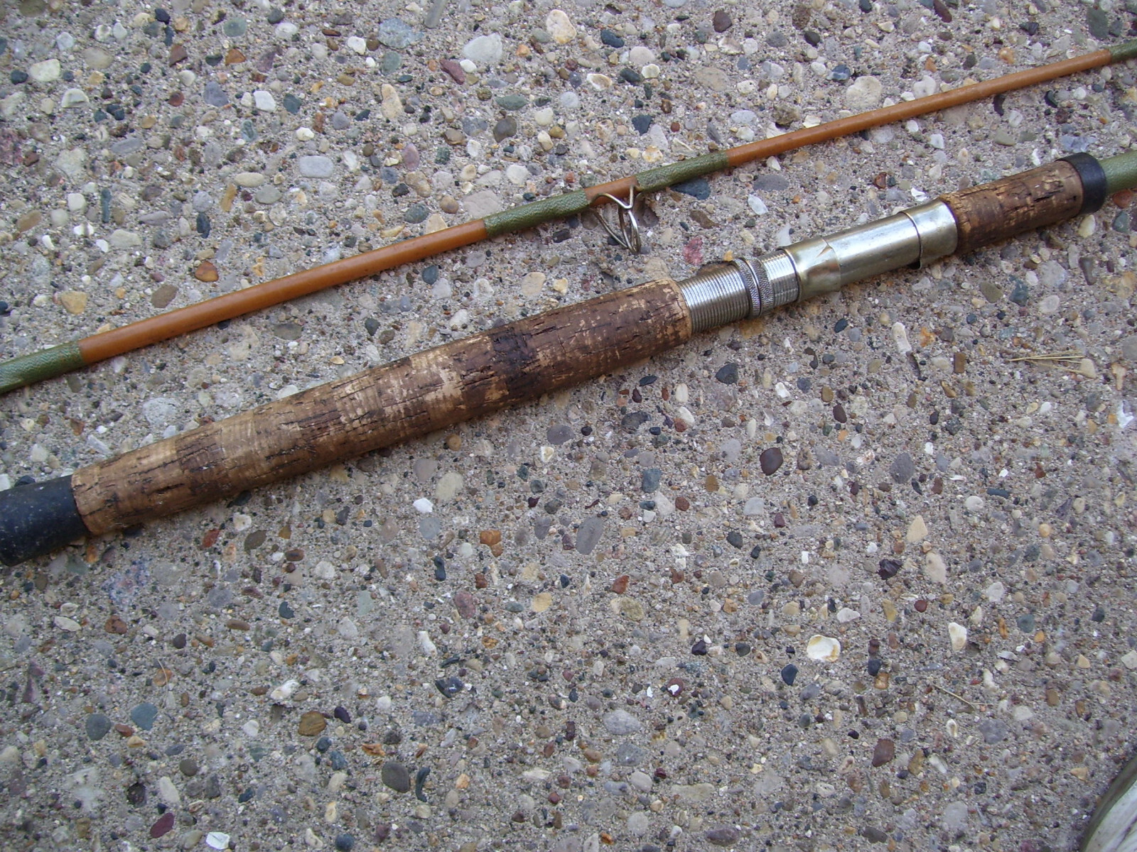 Vintage California Tackle Nypoxy Glass Fishing Rod GOLDEN SABRE 7' ROD