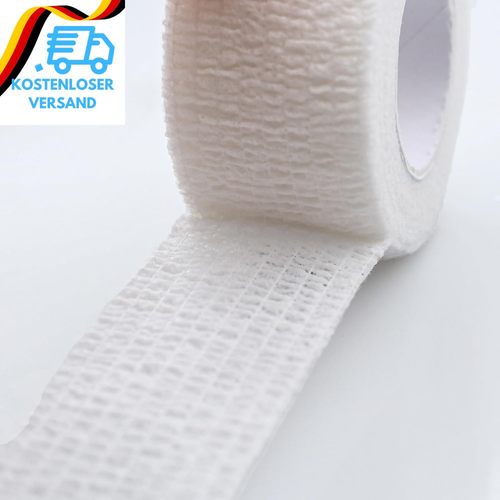 15 Roll 2.5Cm X 4.5M Selbstklebender Verband,Selbsthaftende Bandage,Haftbandage, - Bild 5 von 12