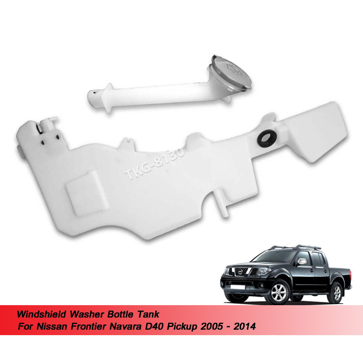 Windshield Washer Bottle Tank For Nissan Frontier Navara D40 2005