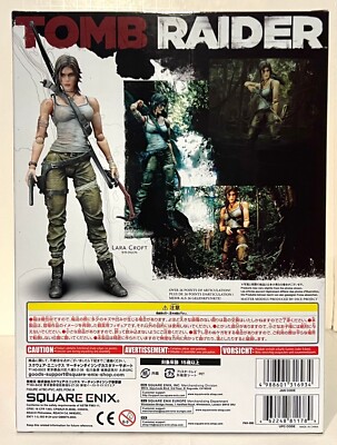 Figurine Play Arts Kai Tomb Raider - Lara Croft Par Square Enix, Neuve Sous Blister