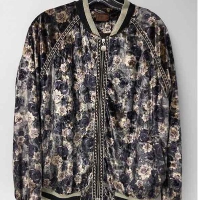 POL Serendipity Rose Garden Floral Bomber Jacket NWT perfect stretch,Size S, NWT
