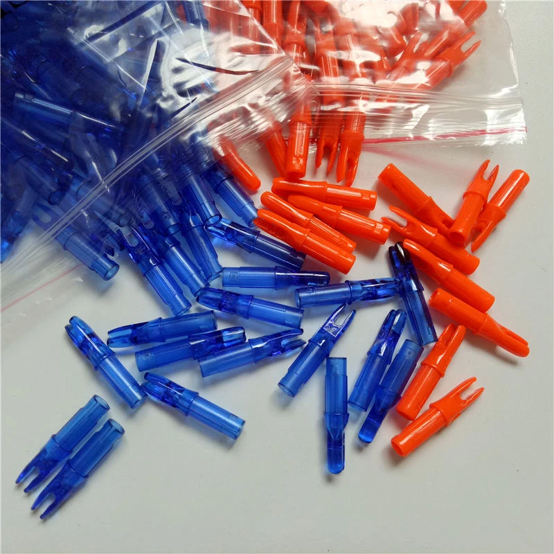 100PCS Plastic Archery Hunting Arrow Nock And Inserts For ID 6.2MM Arrow Shaft - Image 4 of 4