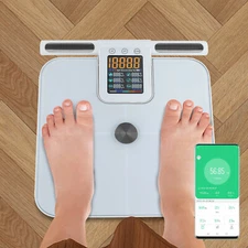 8 Electrode Smart Scales for Body Weight Large Display BMI Digital Weight Scale