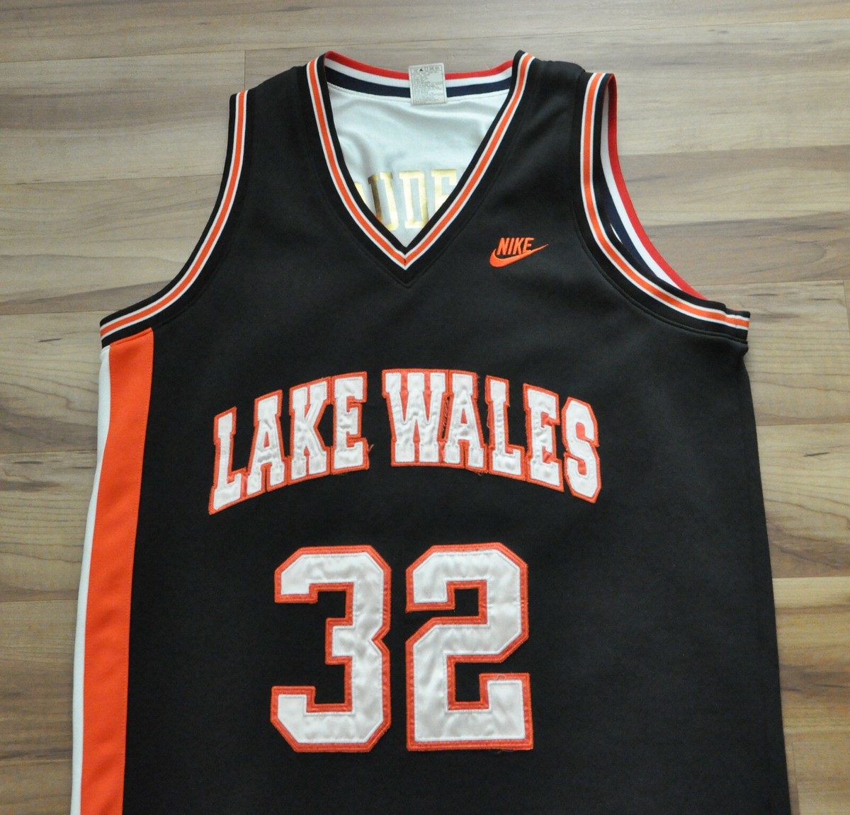 Nike Lake Wales 32 Stoudemire 02 ゲームシャツ Vintage Nike Lake Wales High School Amare Stoudemire