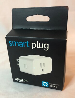 NEW Amazon Smart Plug~Single 3-Prong~Alexa Voice Control (Orig Sealed Package)