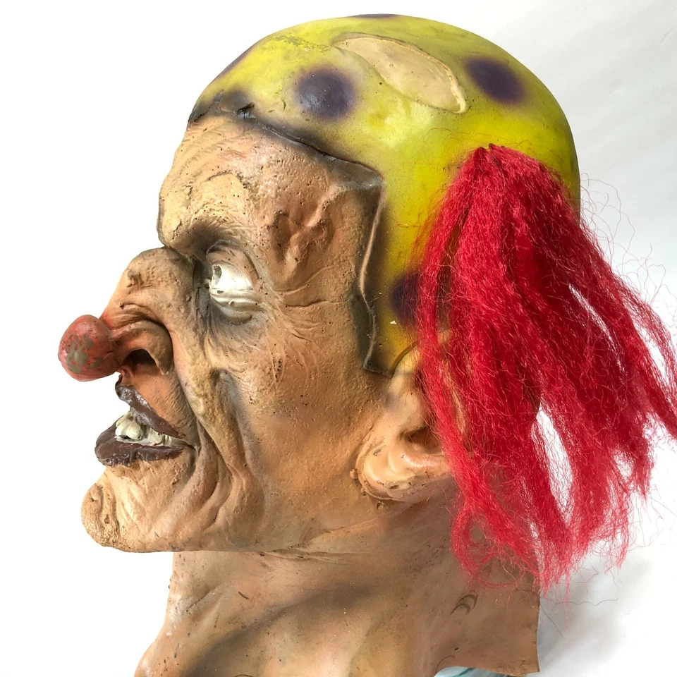 Halloween Mask Adult Scary Creepy Clown Mask Costume Prop Cosplay NEW w/o Tags - Image 2 of 4