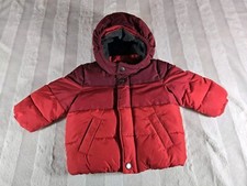 Baby GAP 6-12 Months Multi Tone Red Warmest Puffer Coat Jacket GAP FOR GOOD 68