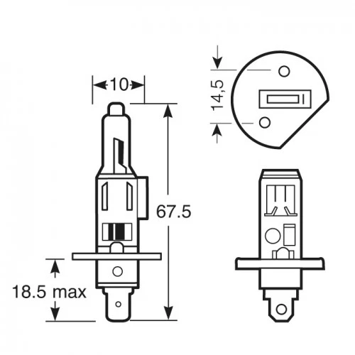 10 x H1 24V 70W OEM Halogen Headlight Bulbs Fog Bulb HGV Truck - Image 4 of 4