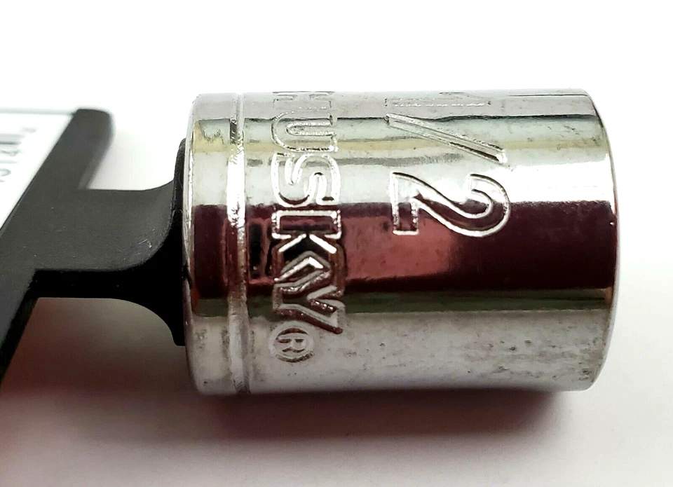 Husky 1/2" Socket for 1/4" Drive 6 Point SAE H4D6P12 - Image 3 of 4