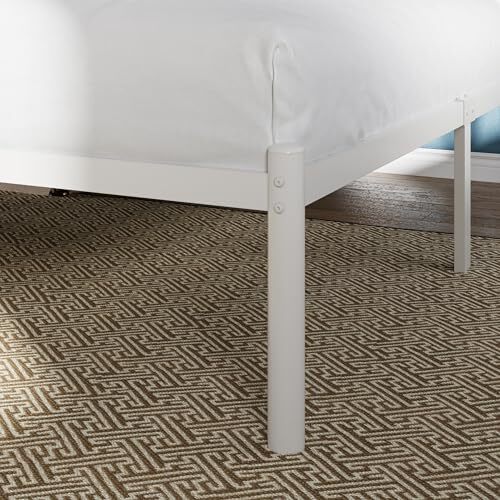 Size Platform Bed Frame with Vintage Headboard, 14 Inches Metal Full