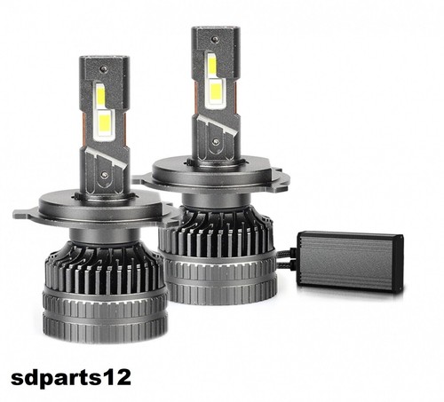 Coppia H4 LED Lampade Auto Bianco CANBUS 120W 13000LM Anabbaglianti/abbaglianti