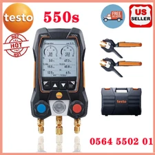 Testo 550s Smart Kit Digital Manifold wireless clamp  0564 5502 01