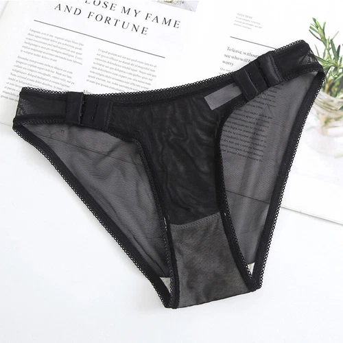 Slip donna donna sexy mutandine trasparenti perizoma perizoma lingerie maglia biancheria intima - Foto 20 di 20
