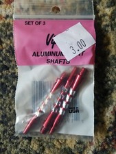 1.75inch 2ba Red/Silver Viper Straight Aluminium Shafts