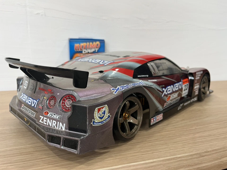 1/10 VERY RARE RC DRIFT TAMIYA TA05-VDF GOLD EDITION chassis &R35 BODY SET F/S - Image 4 of 4