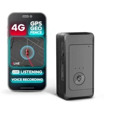 GPS Tracker 4G Live Listening Voice Recorder Mini Alerts Magnetic Spy Hidden