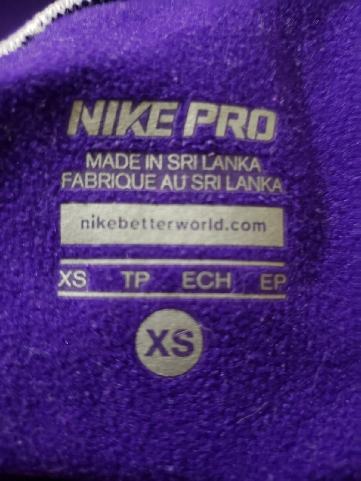 Nike Pro Hyperwarm Half Zip Running Pullover With… - image 3