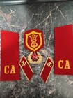 New vintage epaulettes of the musical troops of the USSR, sleeve insignia 1970