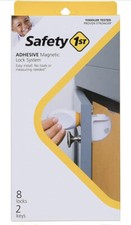 Safety 1st Adhesive Magnetic Lock System, 8 Locks And 2 Keys - New In Box