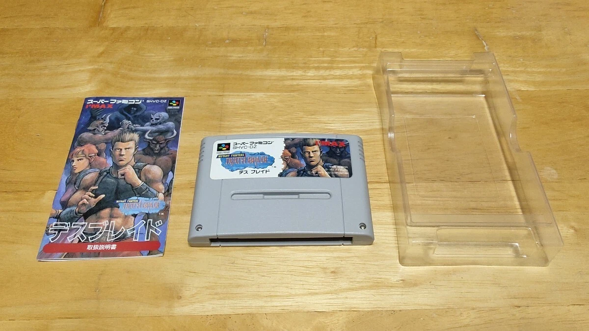 Death Brade Nintendo Super Famicom SNES SFC w/ manual boxed From