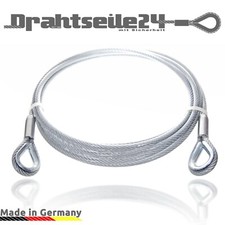 Stahlkabel Ummantelt Gummiert Sicherungskabel...