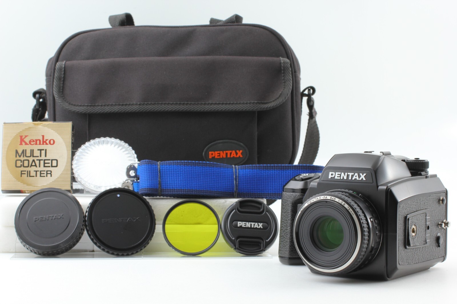 pentax645N body＋ pentax-A 645 75mm f2.8（Grid Screen 【N MINT w  