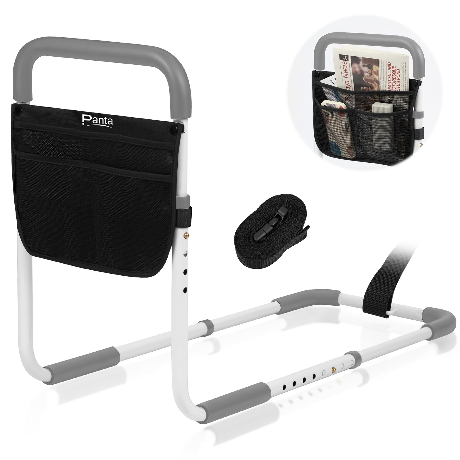 Bed Rails for Elderly Adults, Adjustable Bed Assist Bar for Seniors, Medical ...