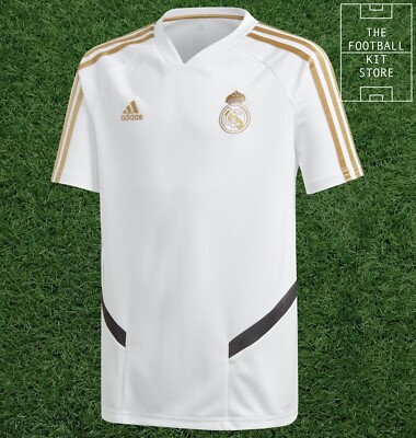 adidas Real Madrid Training Top Football Train Shirt Youth