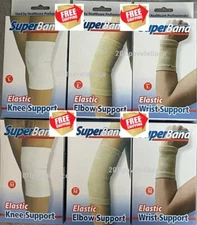Superband Elastic Wrist, Elbow, Knee Support ,will not slip, Wrinke or bind