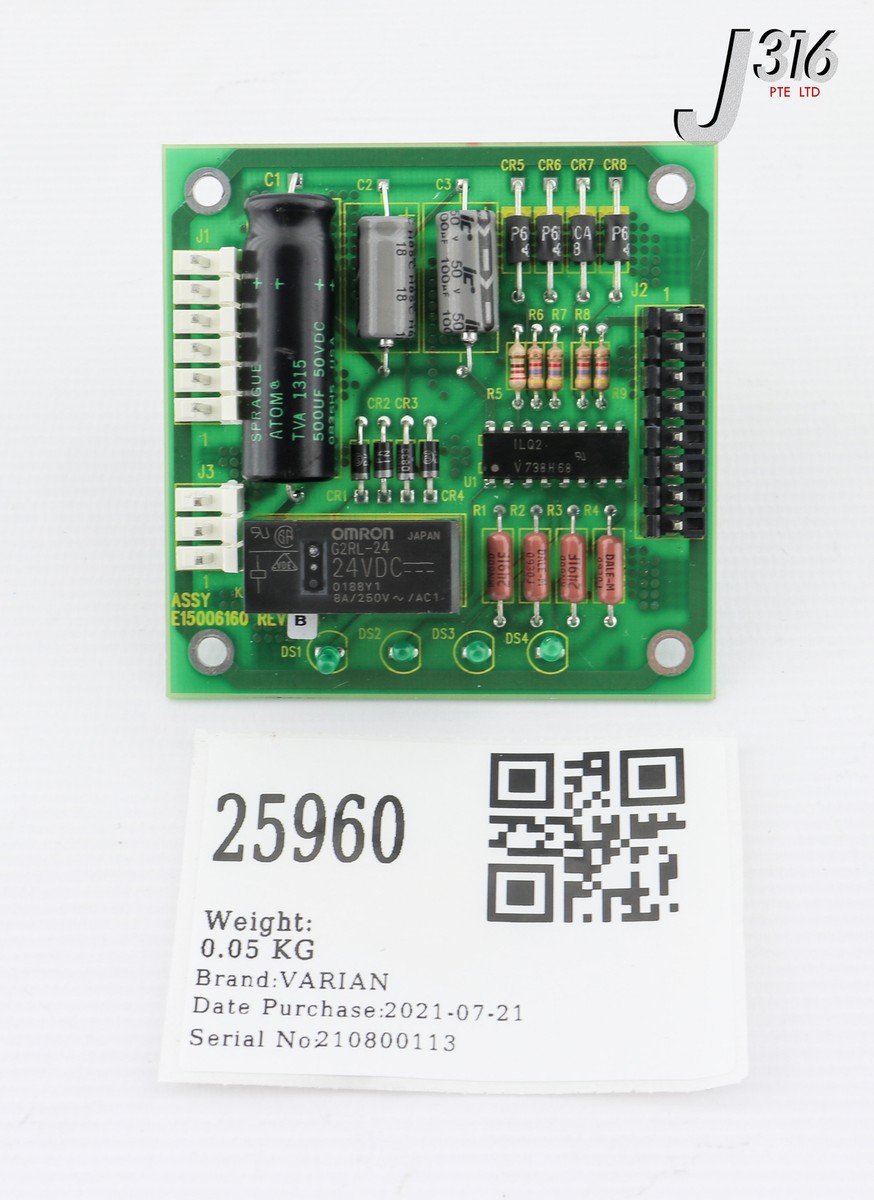 25960 VARIAN PCB ASSY E15006160 | eBay
