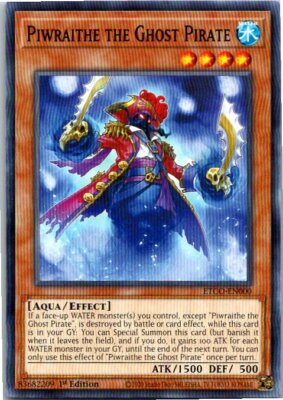 Piwraithe The Ghost Pirate ETCO-EN000 Yu-Gi-Oh! Card Mint 1st Edition