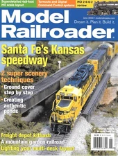 Model Railroader June 2004 Santa Fe Kansas HO Freight Depot Ground Cover Ponds