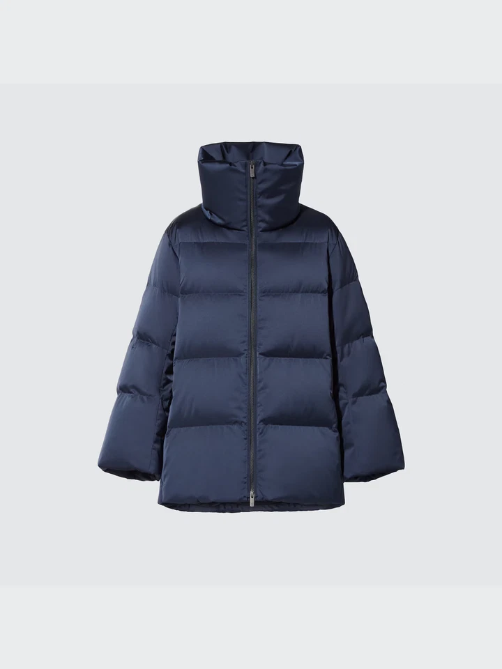 Doudoune femme Uniqlo Jil Sander + J Volume d'occasion belle blanche noire ma... - Photo 4/4