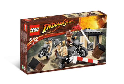 LEGO 7620 - INDIANA JONES - Indiana Jones Motorcycle Chase - NO BOX - 2008