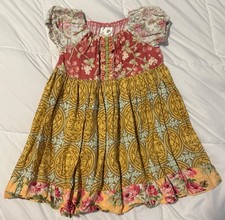 Matilda Jane Bohemian Style Dress Girls Floral Size 2