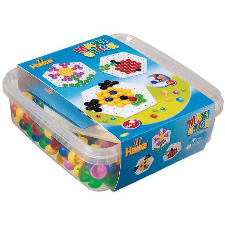Perles à piquer Hama Maxi Stick pour animer les après-midis créatifs en famille