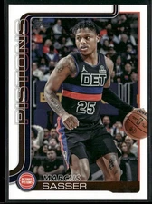 Marcus Sasser 2025-26 Topps #46 Detroit Pistons