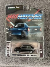 Greenlight 1:64 63020-D Hot Hatches Series 2 1983 Volkswagen Golf MK1 GTI Black