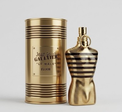 Jean Paul Gaultier Le Male Elixir Parfum Spray for Men 4.2 fl oz