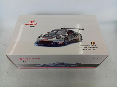 Porsche 911 GT3 R SPARK 24h Spa 2017 Model No.117 Race Car Model